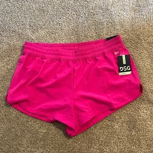 Hot Neon Pink DSG Running Shorts
